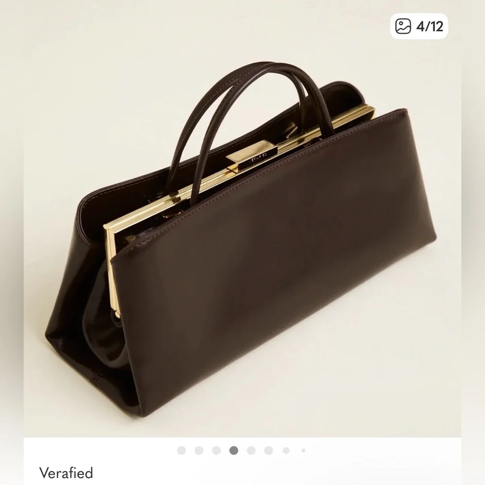 Verafied Chocolate Eclair Bag 3-in-1 Clutch, Shoulder Bag, Top Handle Bag - Picture 2 of 7